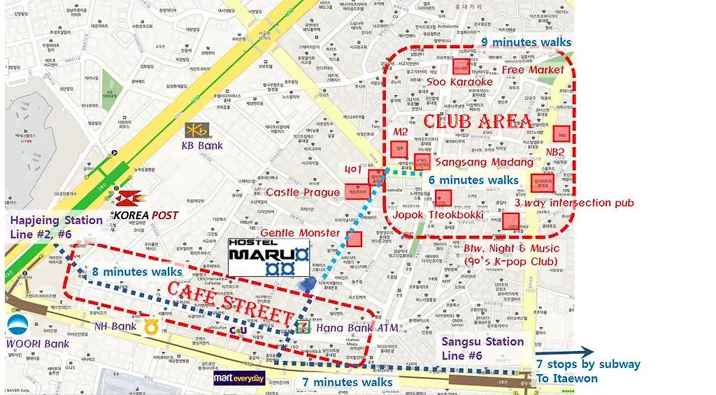 Maru Hostel Hongdae